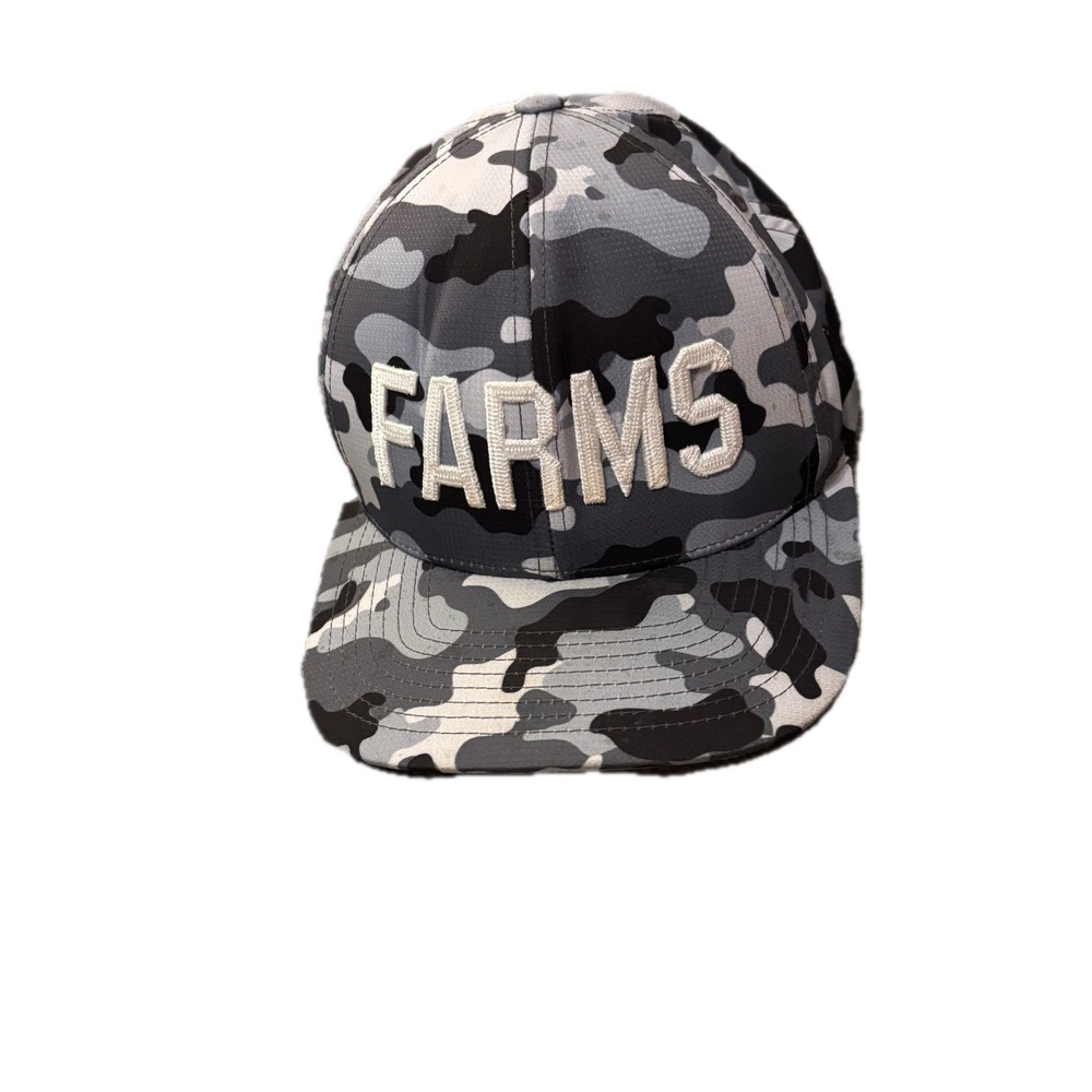 G/FORE The Farms Grey Camo Snapback Golf Hat Mens Adjustable Baseball Cap